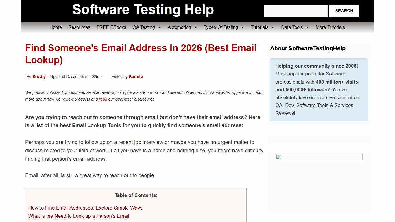 Find Someone’s Email Address in 2026 (Best Email Lookup)