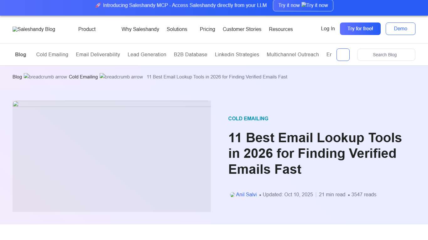 11 Best Email LookUp Tools in 2026 (Free & Paid Options)